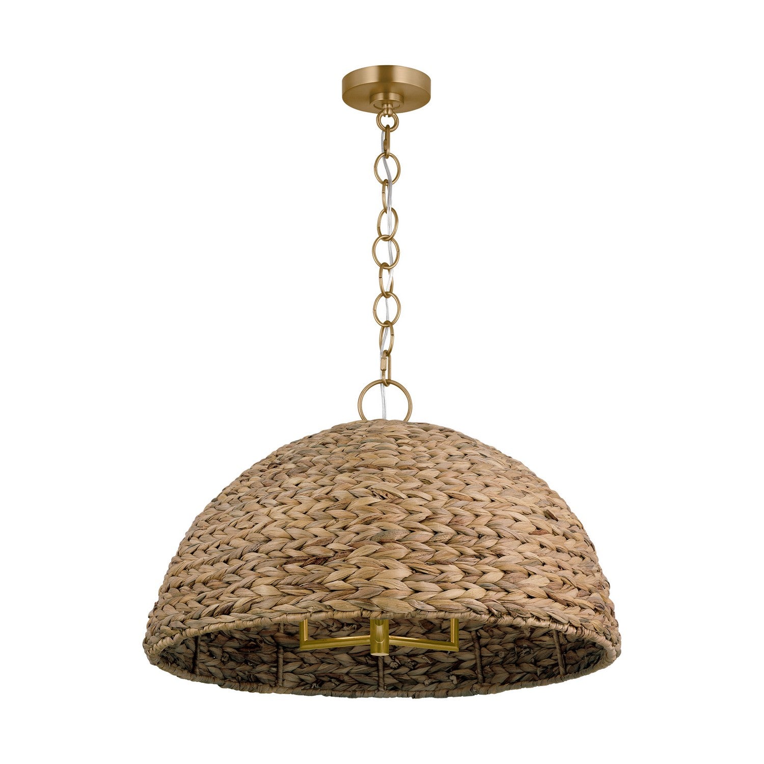 Visual Comfort Studio Canada - EP1373BBS - Three Light Pendant - Cay - Burnished Brass