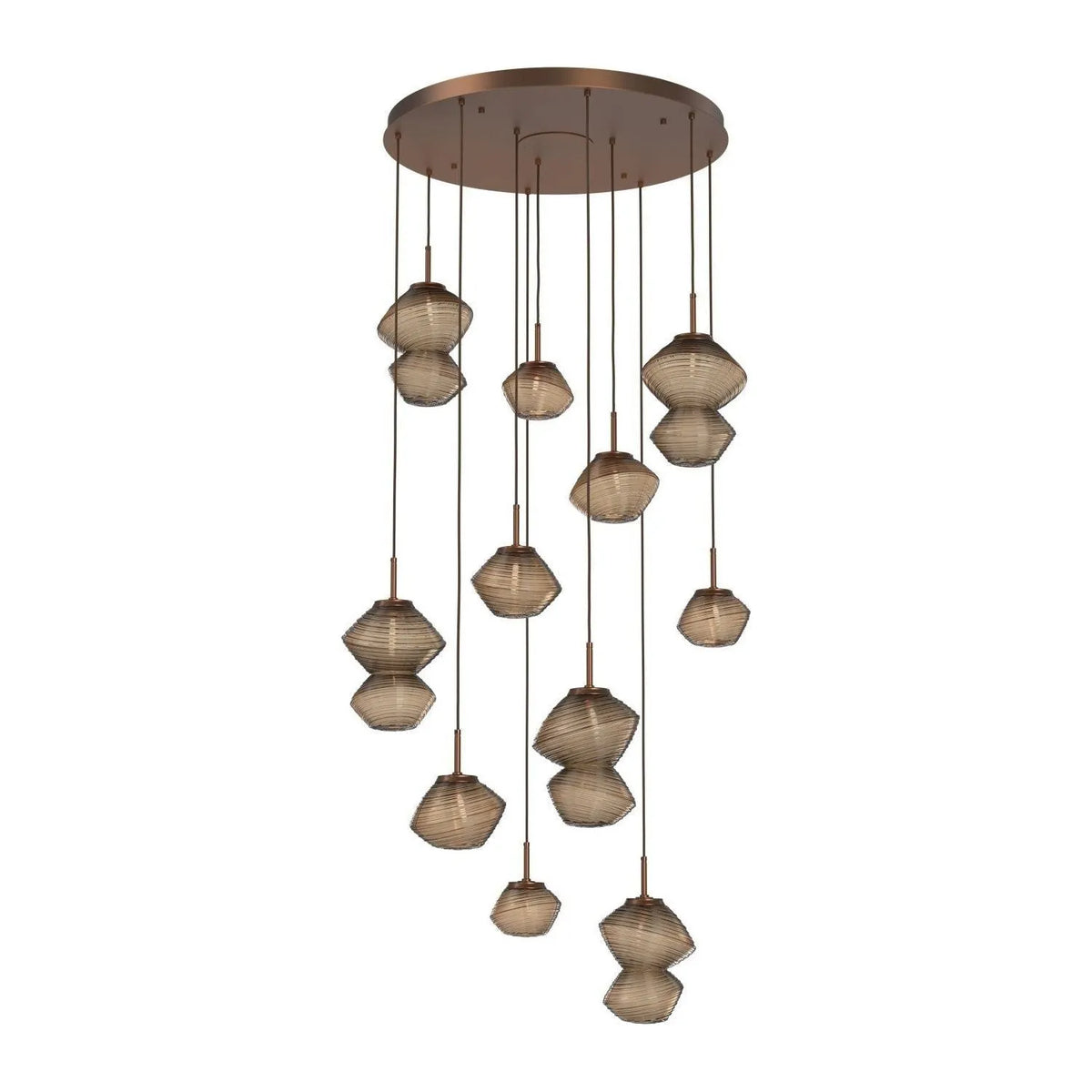 Hammerton Studio - CHB0089-11-BB-B-C01-L1 - LED Chandelier - Mesa - Burnished Bronze