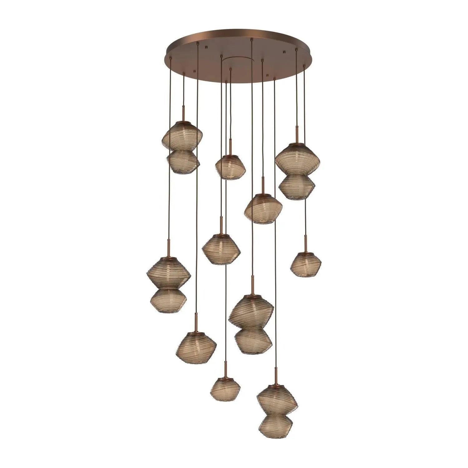 Hammerton Studio - CHB0089-11-BB-B-C01-L3 - LED Chandelier - Mesa - Burnished Bronze