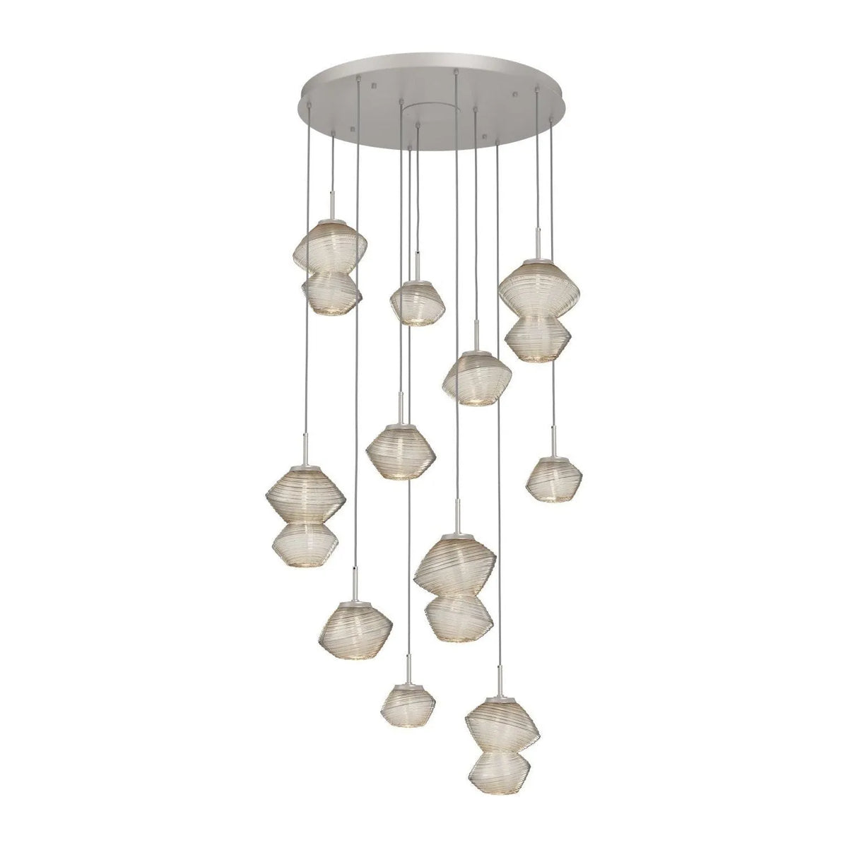 Hammerton Studio - CHB0089-11-BS-A-C01-L3 - LED Chandelier - Mesa - Beige Silver