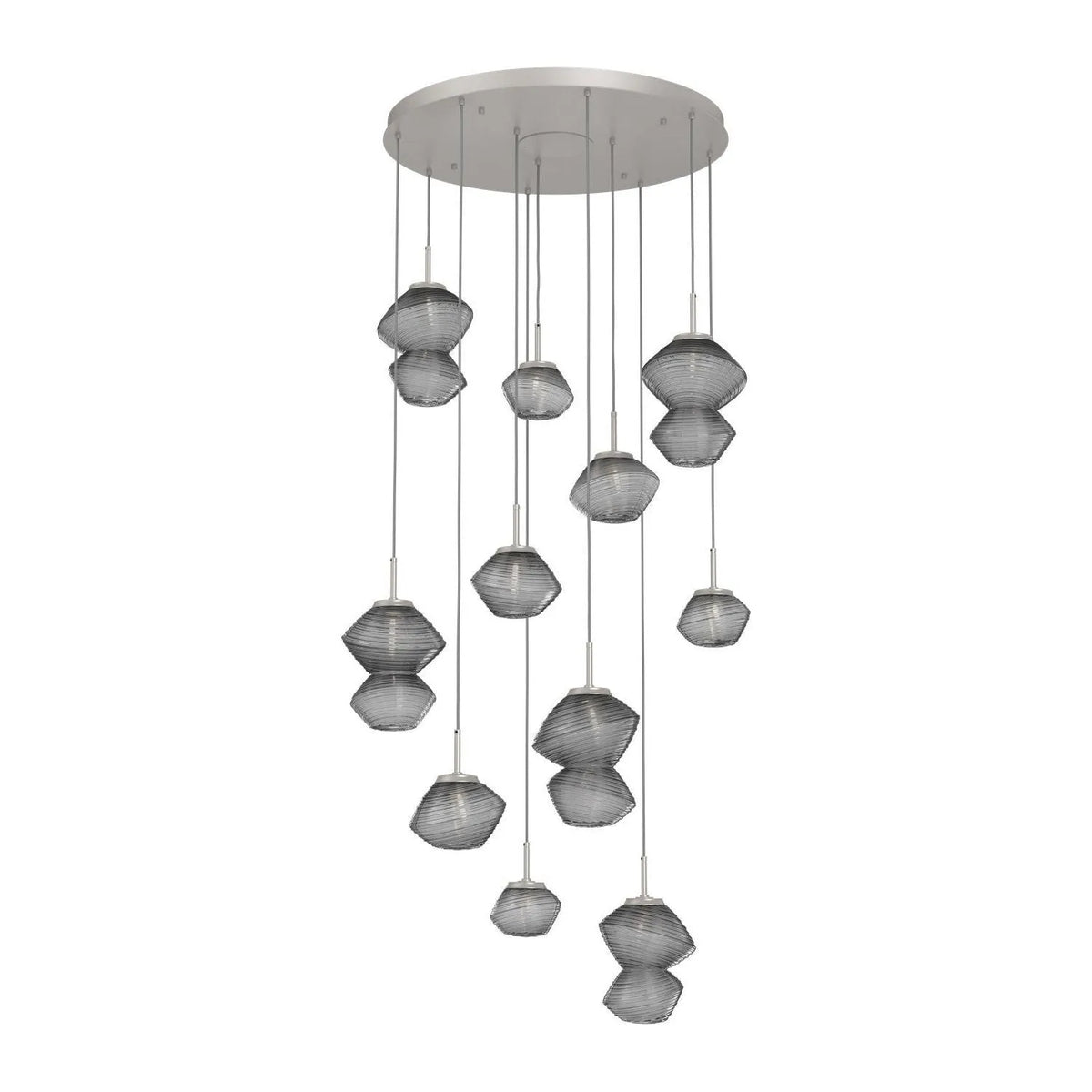 Hammerton Studio - CHB0089-11-BS-S-C01-L1 - LED Chandelier - Mesa - Beige Silver