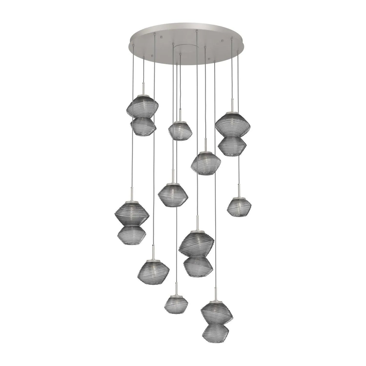 Hammerton Studio - CHB0089-11-BS-S-C01-L3 - LED Chandelier - Mesa - Beige Silver