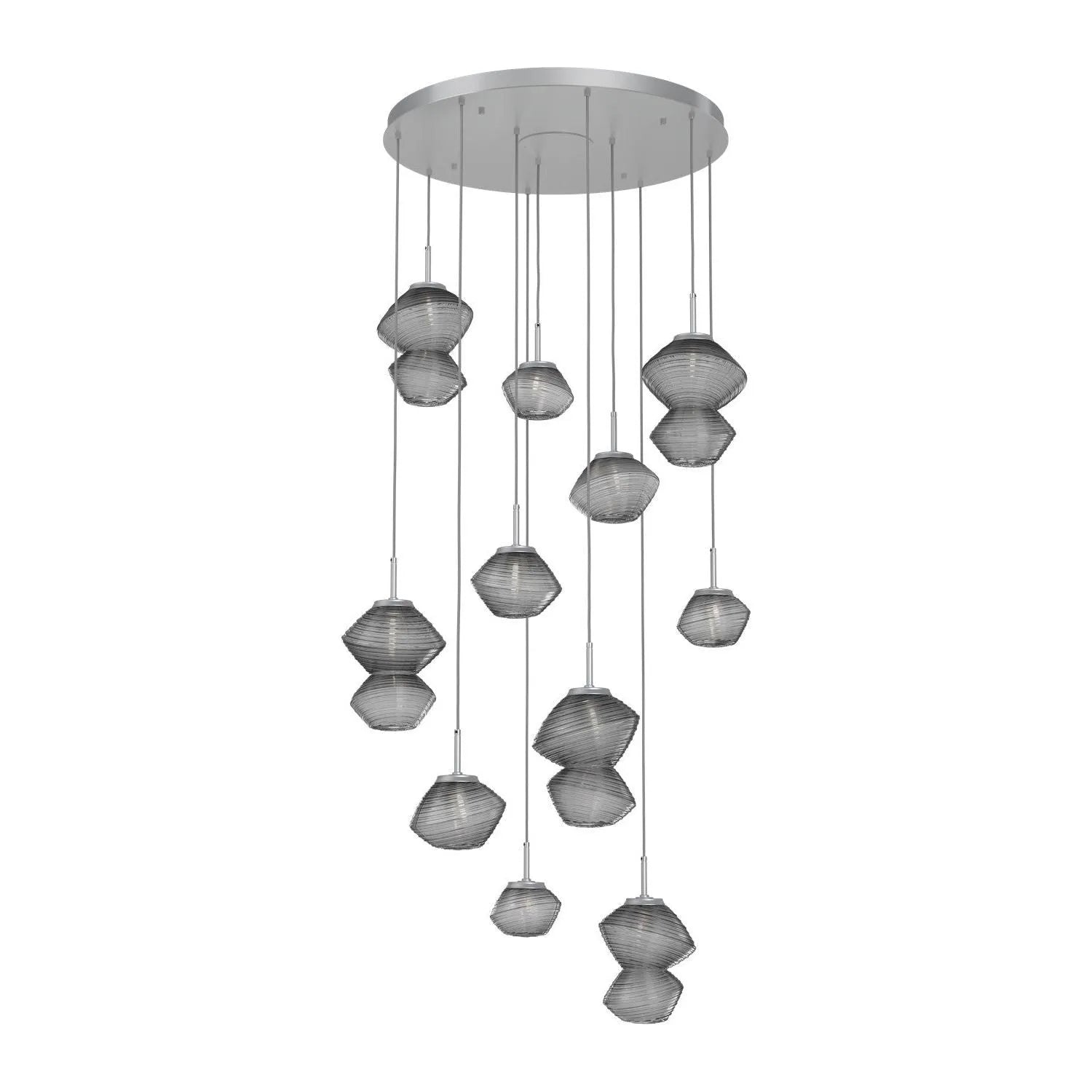 Hammerton Studio - CHB0089-11-CS-S-C01-L1 - LED Chandelier - Mesa - Classic Silver