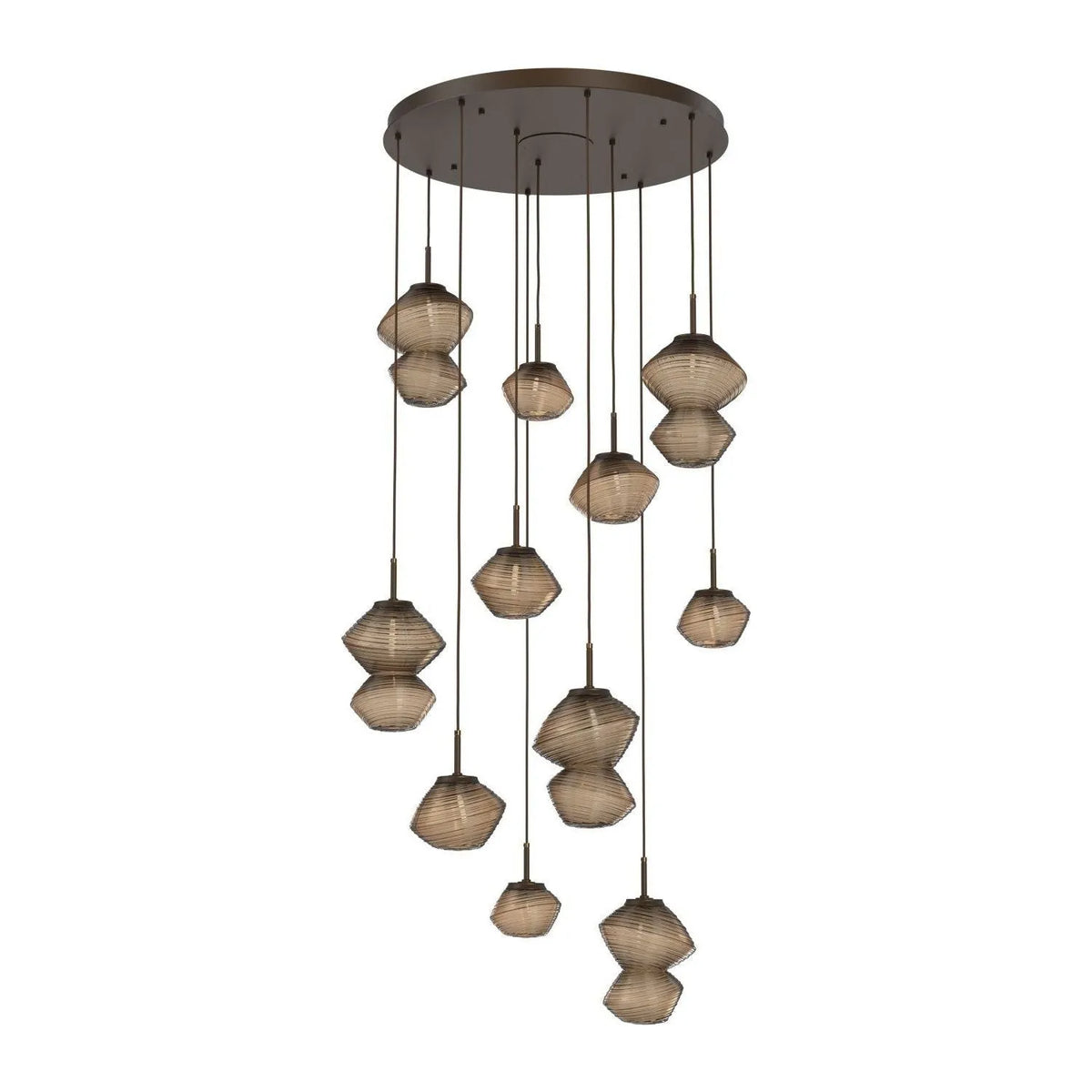 Hammerton Studio - CHB0089-11-FB-B-C01-L3 - LED Chandelier - Mesa - Flat Bronze