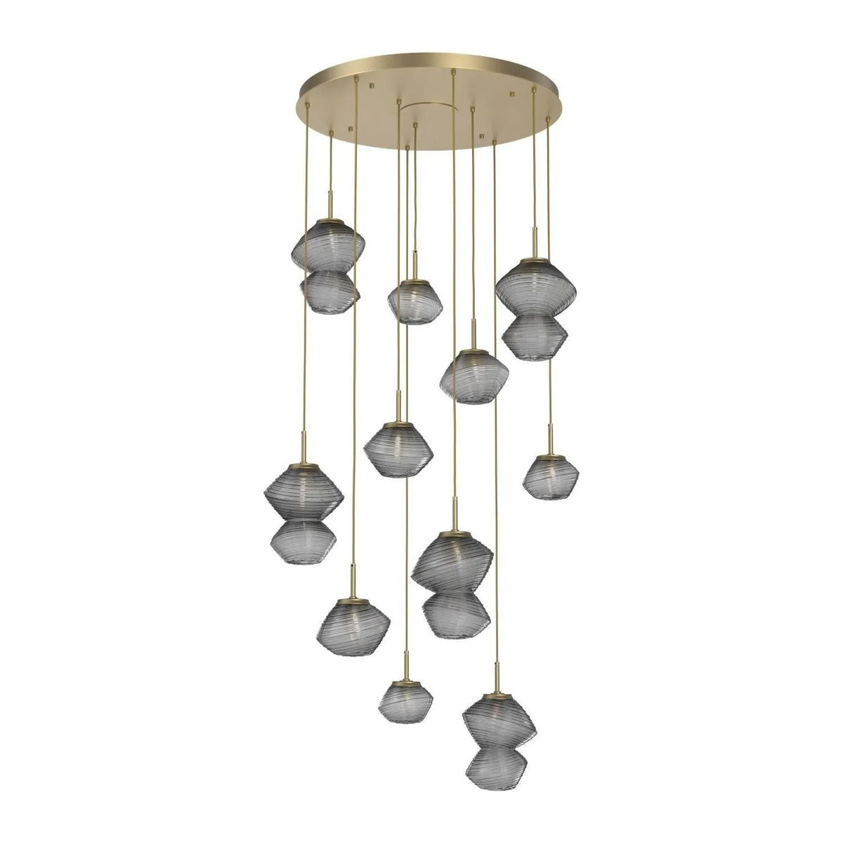 Hammerton Studio - CHB0089-11-GB-S-C01-L1 - LED Chandelier - Mesa - Gilded Brass