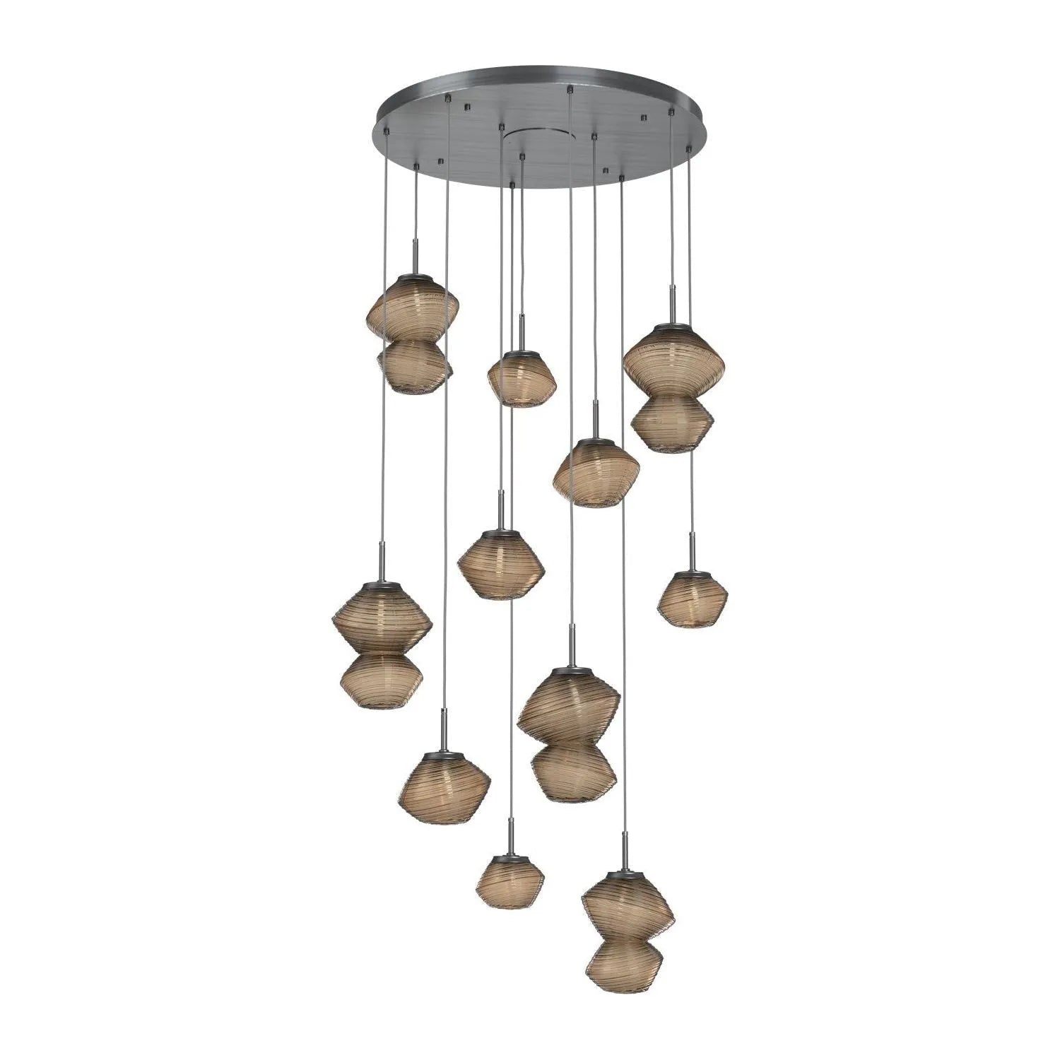 Hammerton Studio - CHB0089-11-GM-B-C01-L1 - LED Chandelier - Mesa - Gunmetal