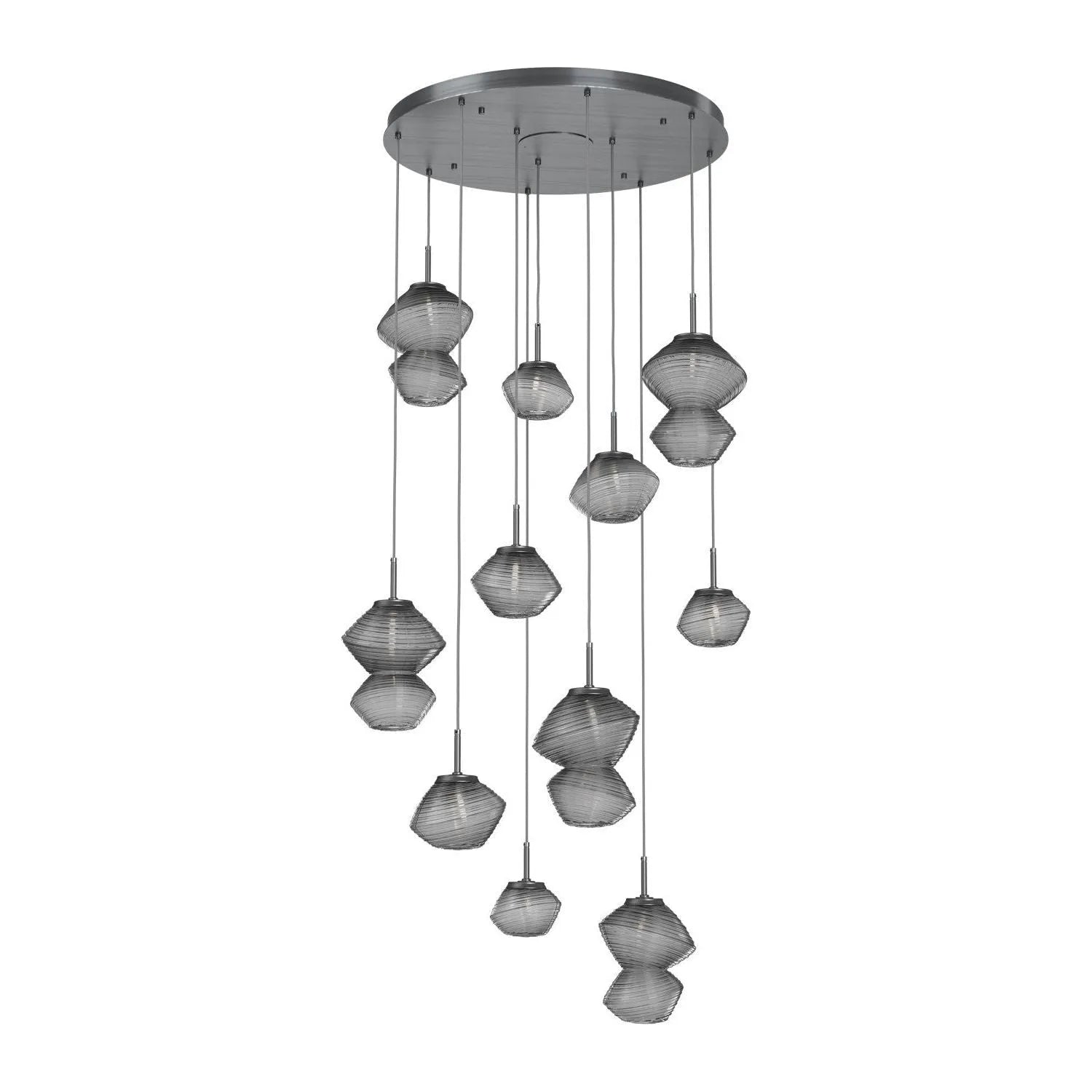 Hammerton Studio - CHB0089-11-GM-S-C01-L3 - LED Chandelier - Mesa - Gunmetal