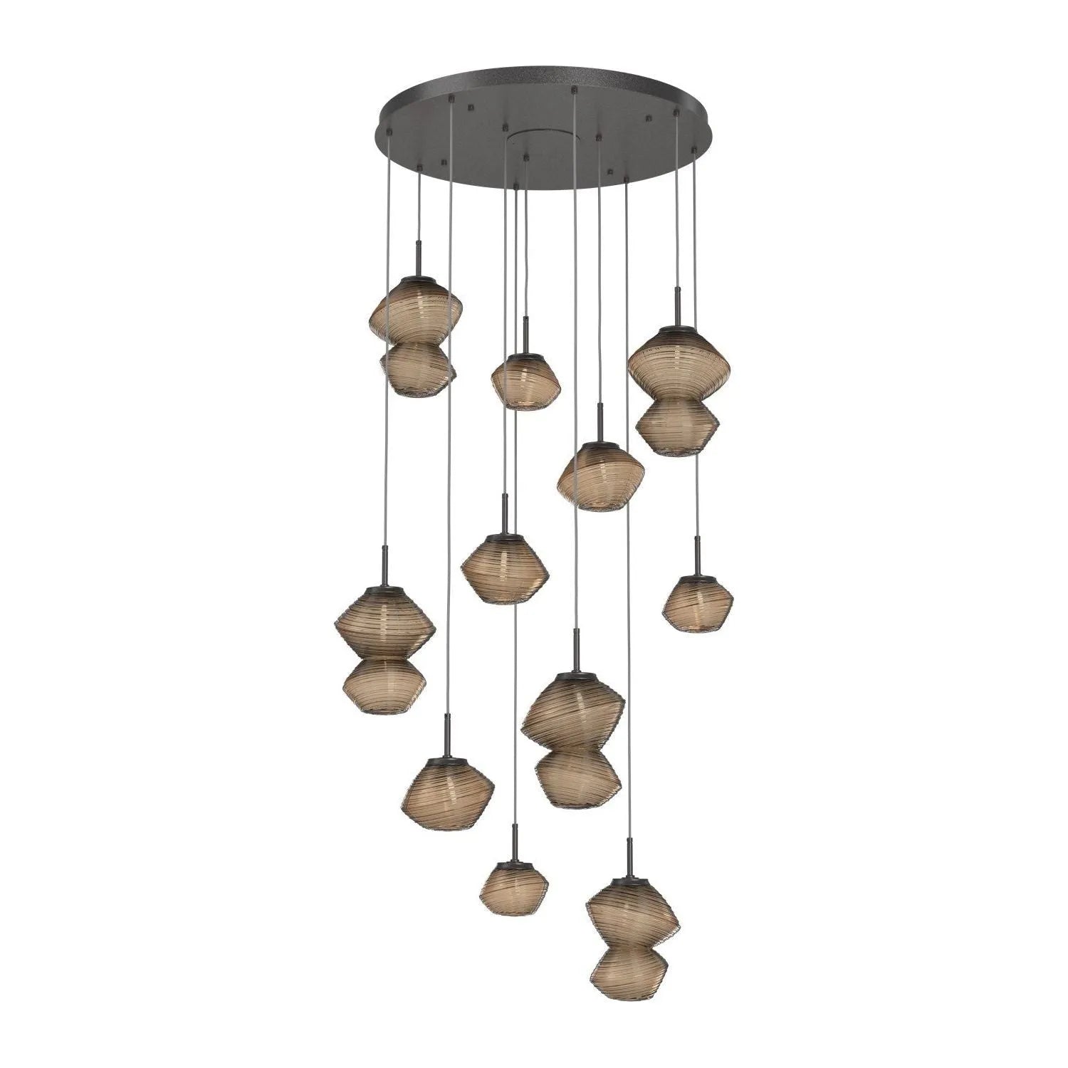 Hammerton Studio - CHB0089-11-GP-B-C01-L1 - LED Chandelier - Mesa - Graphite