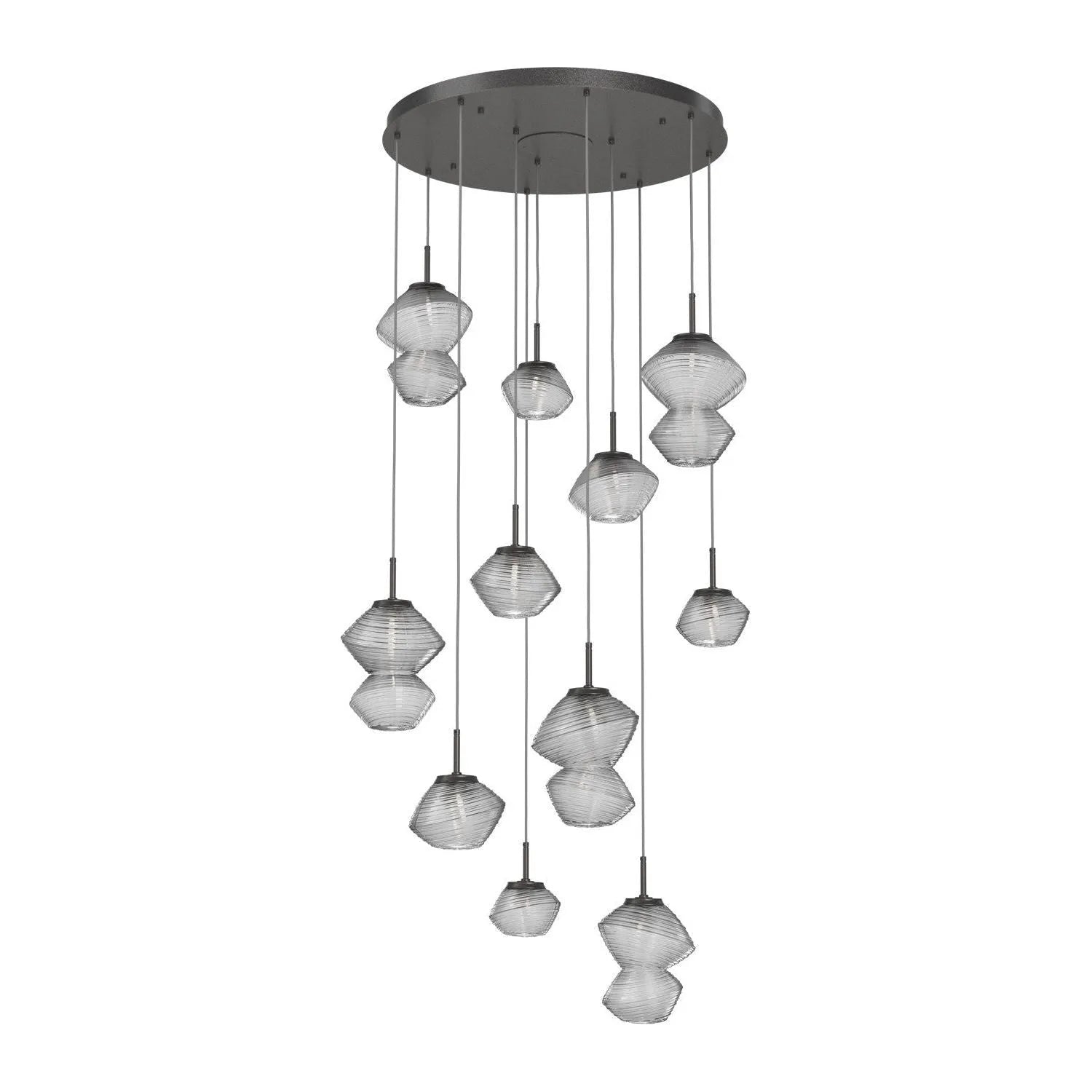 Hammerton Studio - CHB0089-11-GP-C-C01-L3 - LED Chandelier - Mesa - Graphite