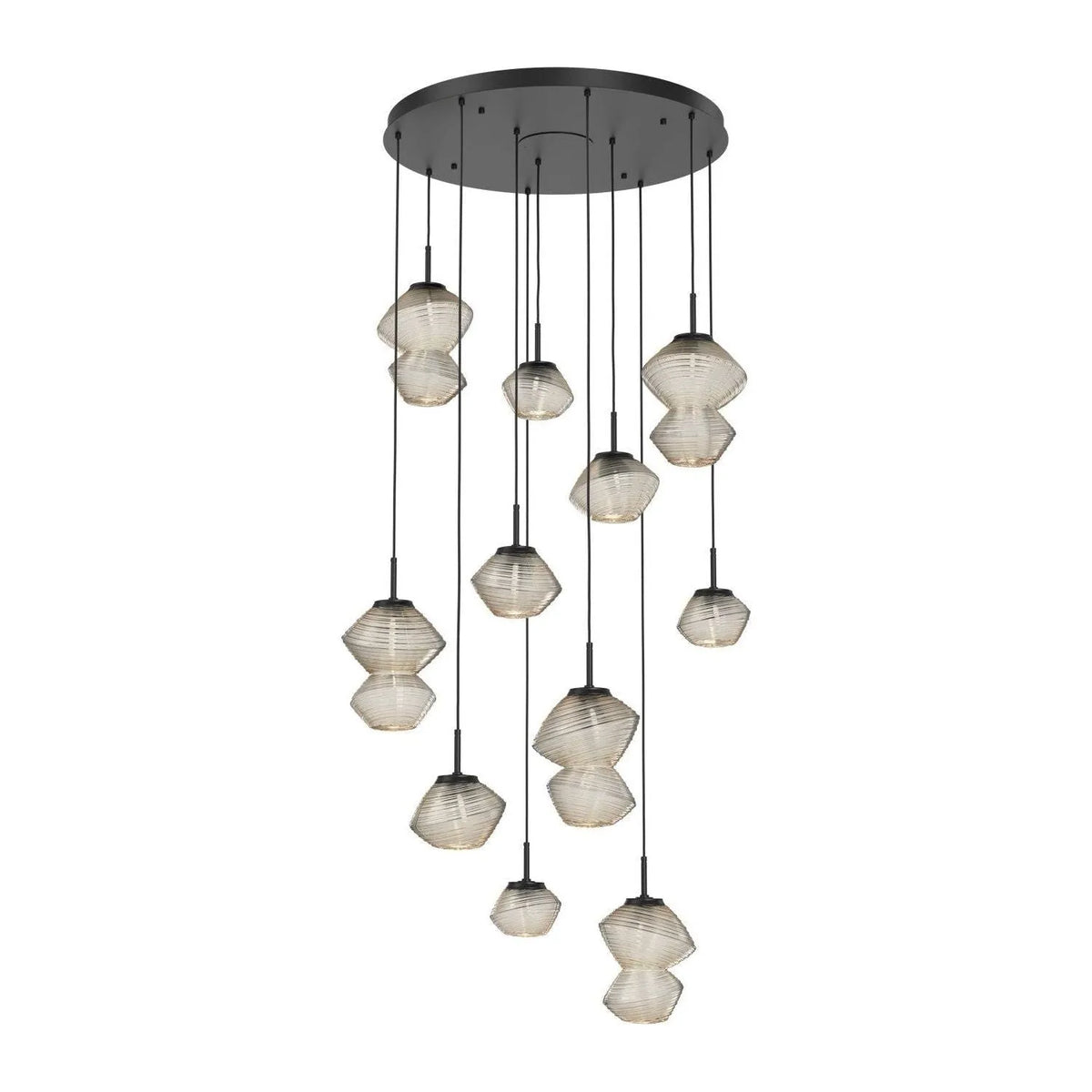 Hammerton Studio - CHB0089-11-MB-A-C01-L1 - LED Chandelier - Mesa - Matte Black