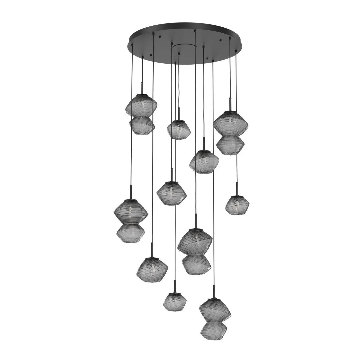 Hammerton Studio - CHB0089-11-MB-S-C01-L1 - LED Chandelier - Mesa - Matte Black