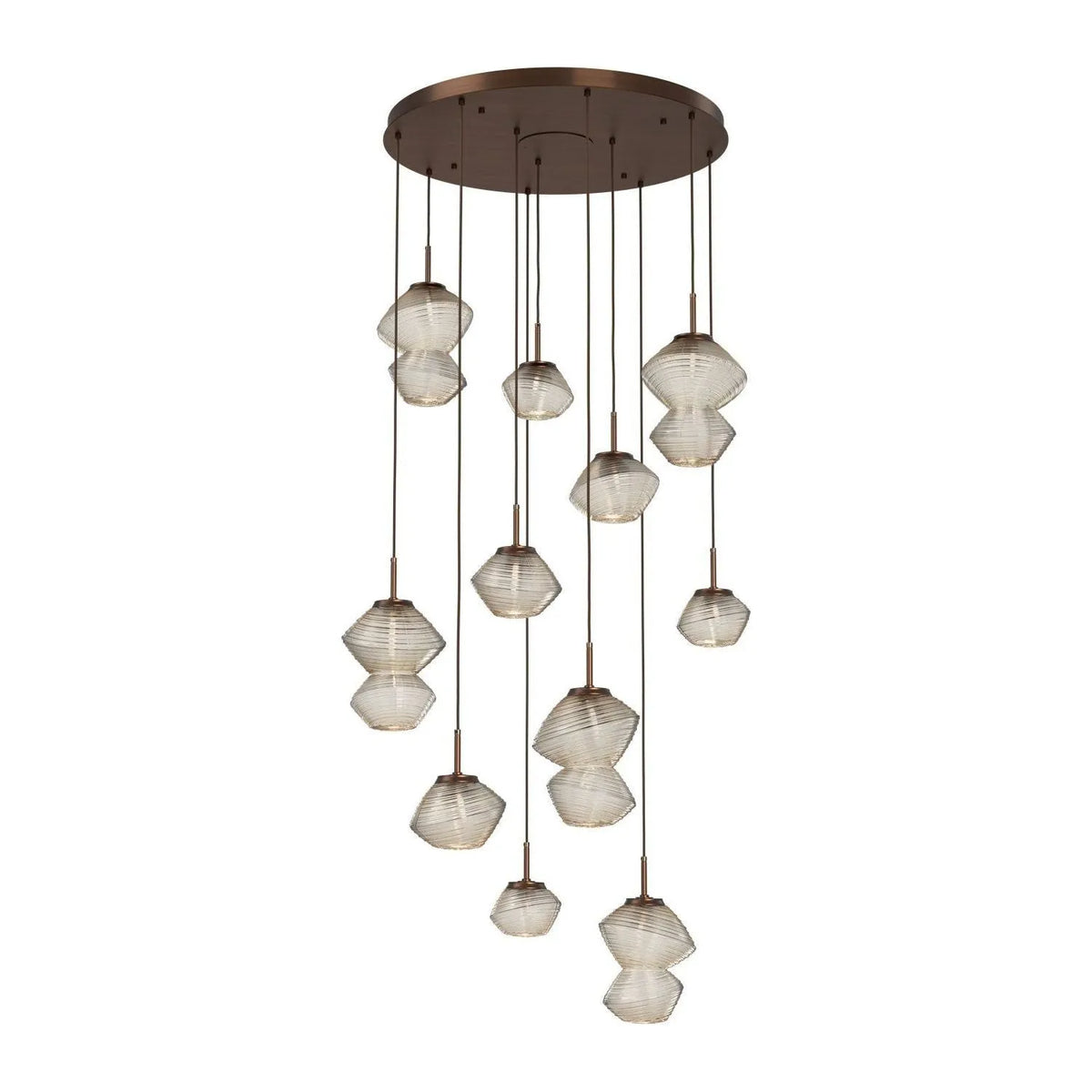 Hammerton Studio - CHB0089-11-RB-A-C01-L1 - LED Chandelier - Mesa - Oil Rubbed Bronze