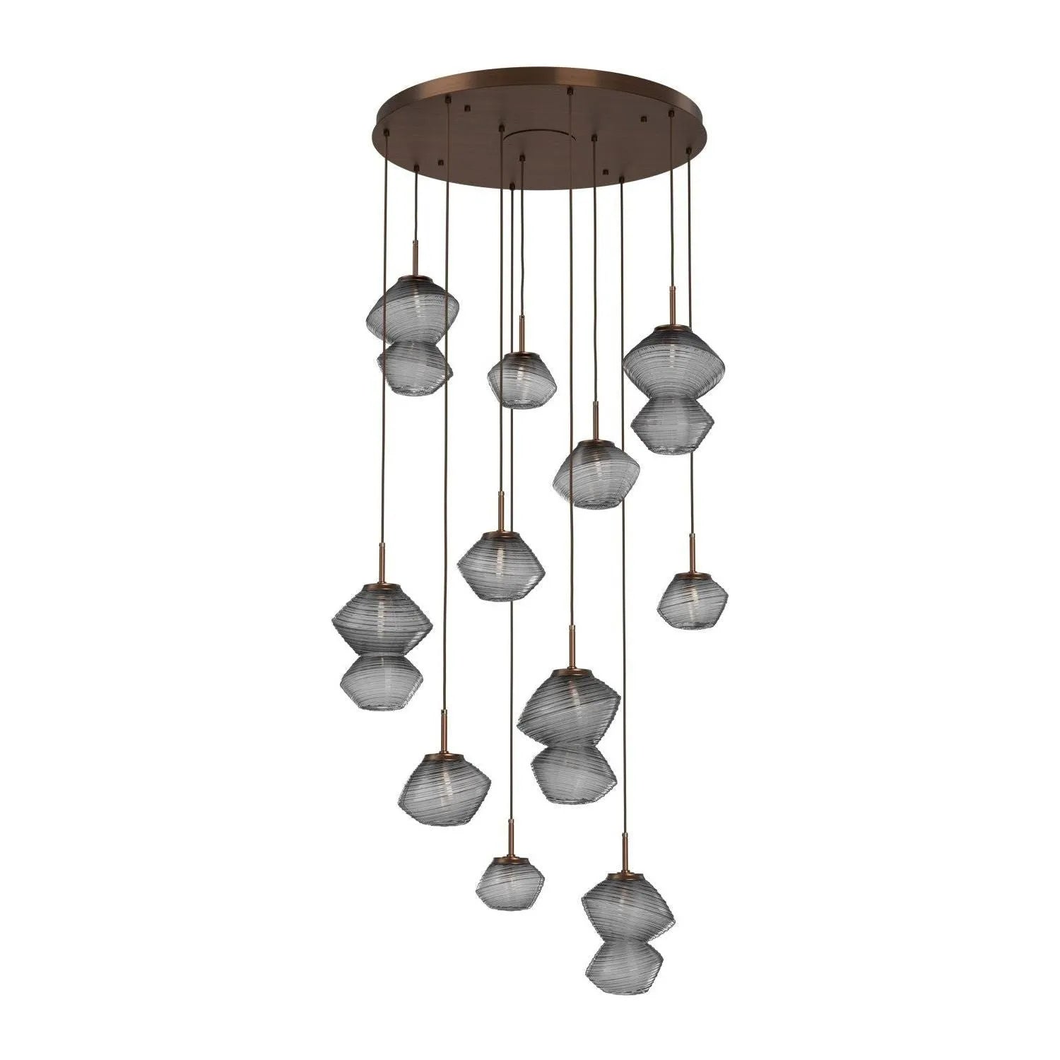 Hammerton Studio - CHB0089-11-RB-S-C01-L1 - LED Chandelier - Mesa - Oil Rubbed Bronze