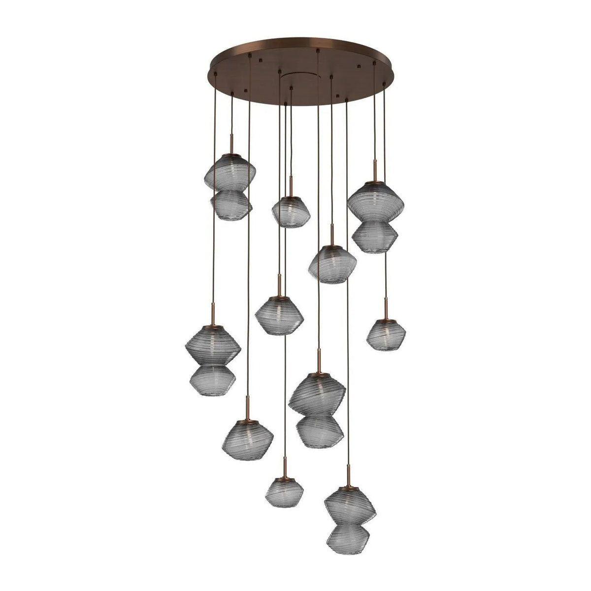 Hammerton Studio - CHB0089-11-RB-S-C01-L3 - LED Chandelier - Mesa - Oil Rubbed Bronze