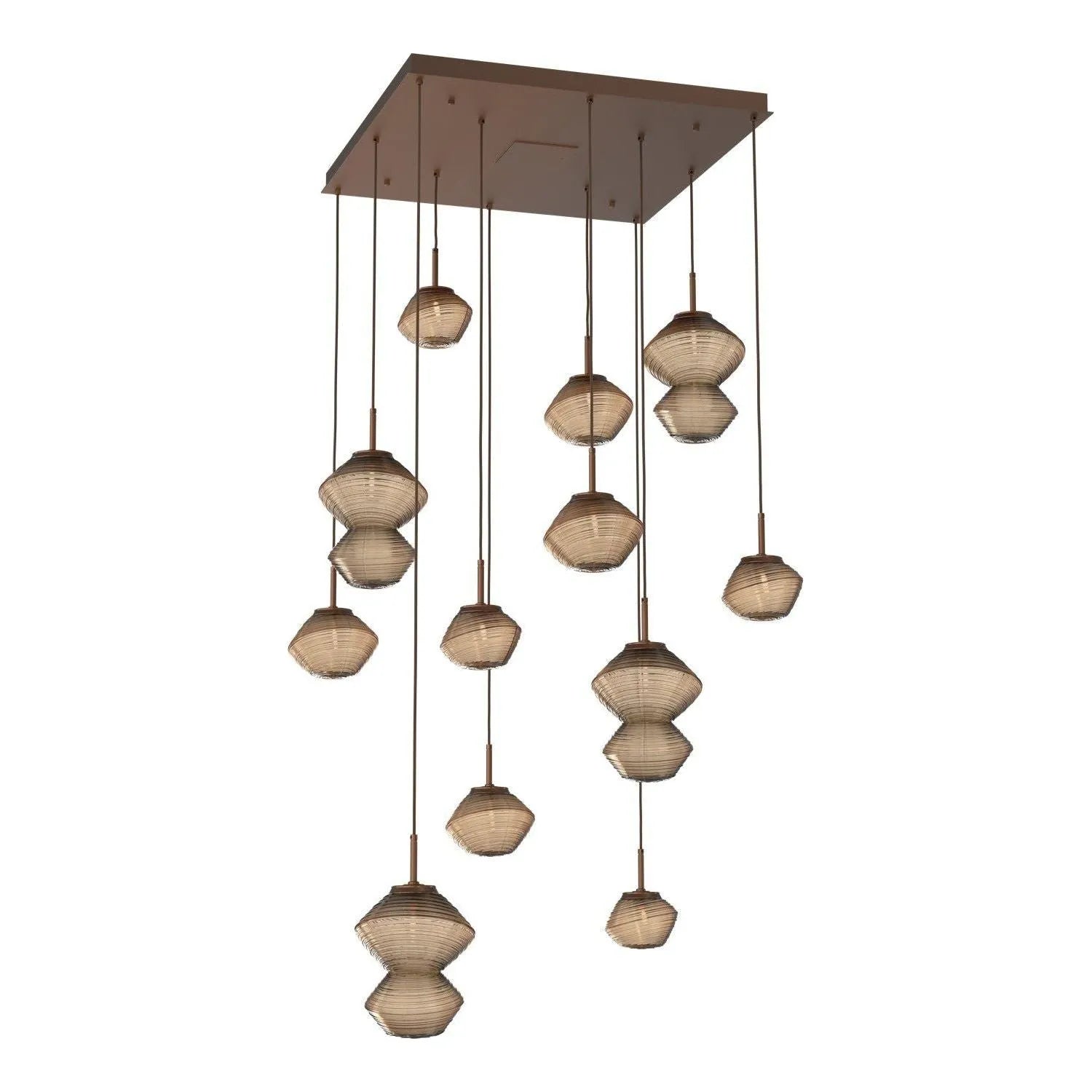 Hammerton Studio - CHB0089-12-BB-B-C01-L3 - LED Chandelier - Mesa - Burnished Bronze