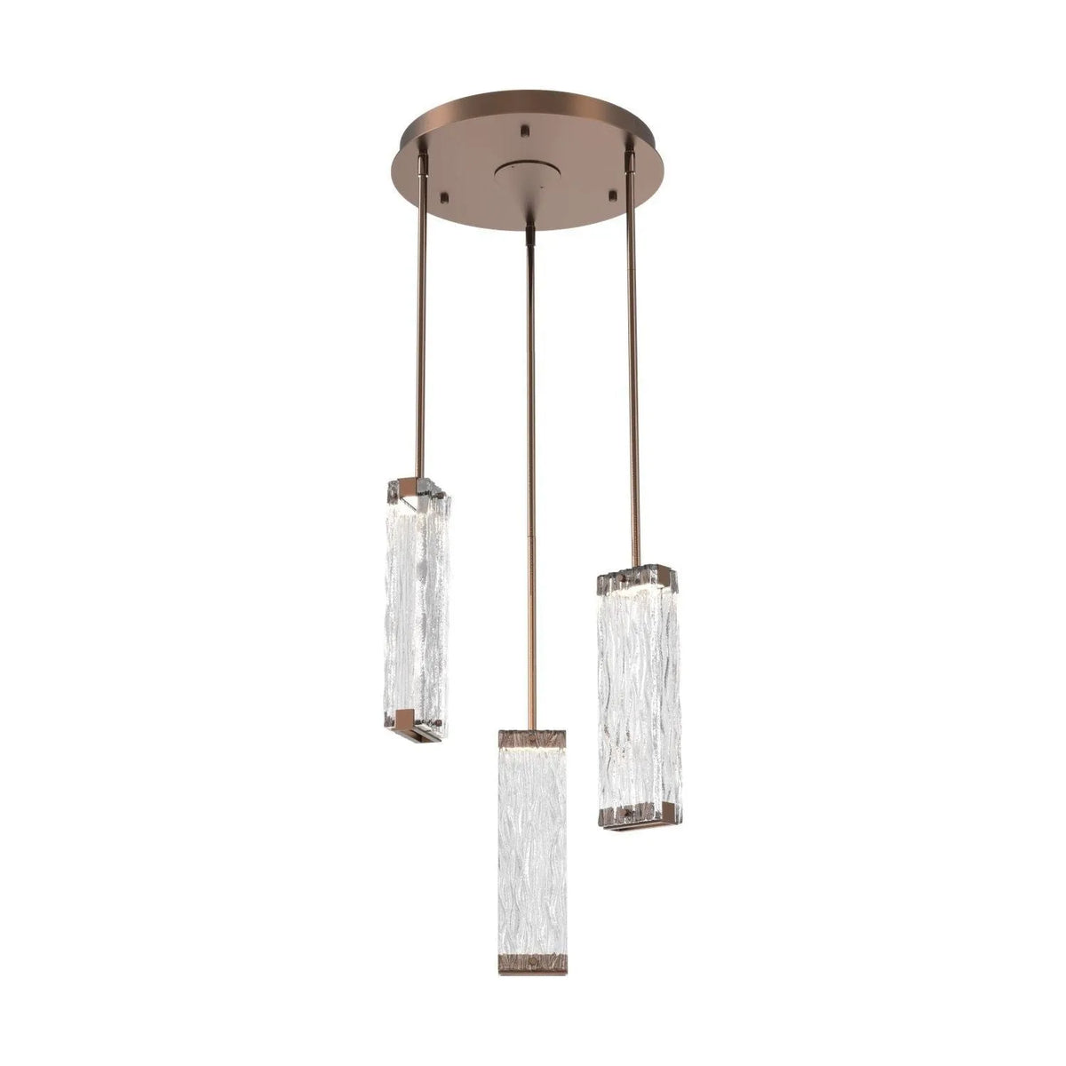 Hammerton Studio - CHB0090-03-BB-TT-001-L3 - LED Pendant - Tabulo - Burnished Bronze