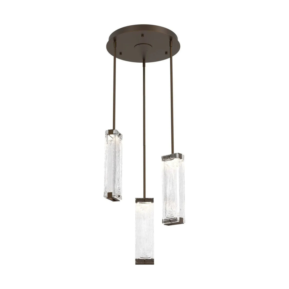 Hammerton Studio - CHB0090-03-FB-TL-001-L3 - LED Pendant - Tabulo - Flat Bronze