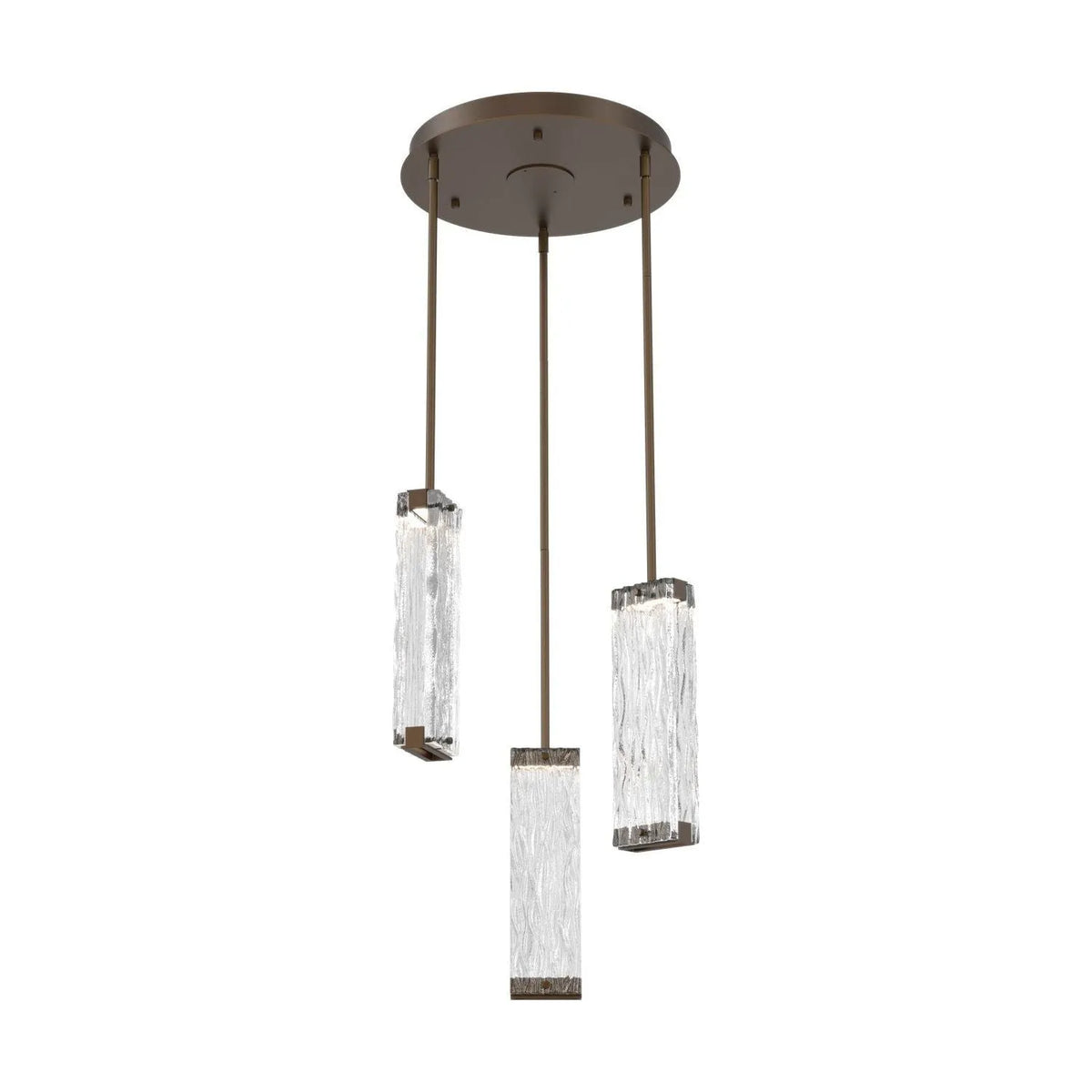 Hammerton Studio - CHB0090-03-FB-TT-001-L3 - LED Pendant - Tabulo - Flat Bronze