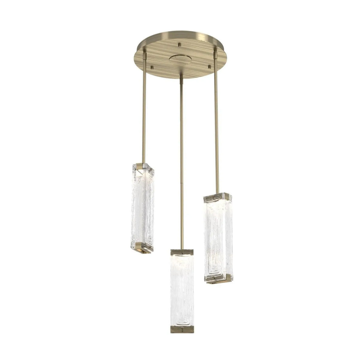 Hammerton Studio - CHB0090-03-HB-TL-001-L3 - LED Pendant - Tabulo - Heritage Brass