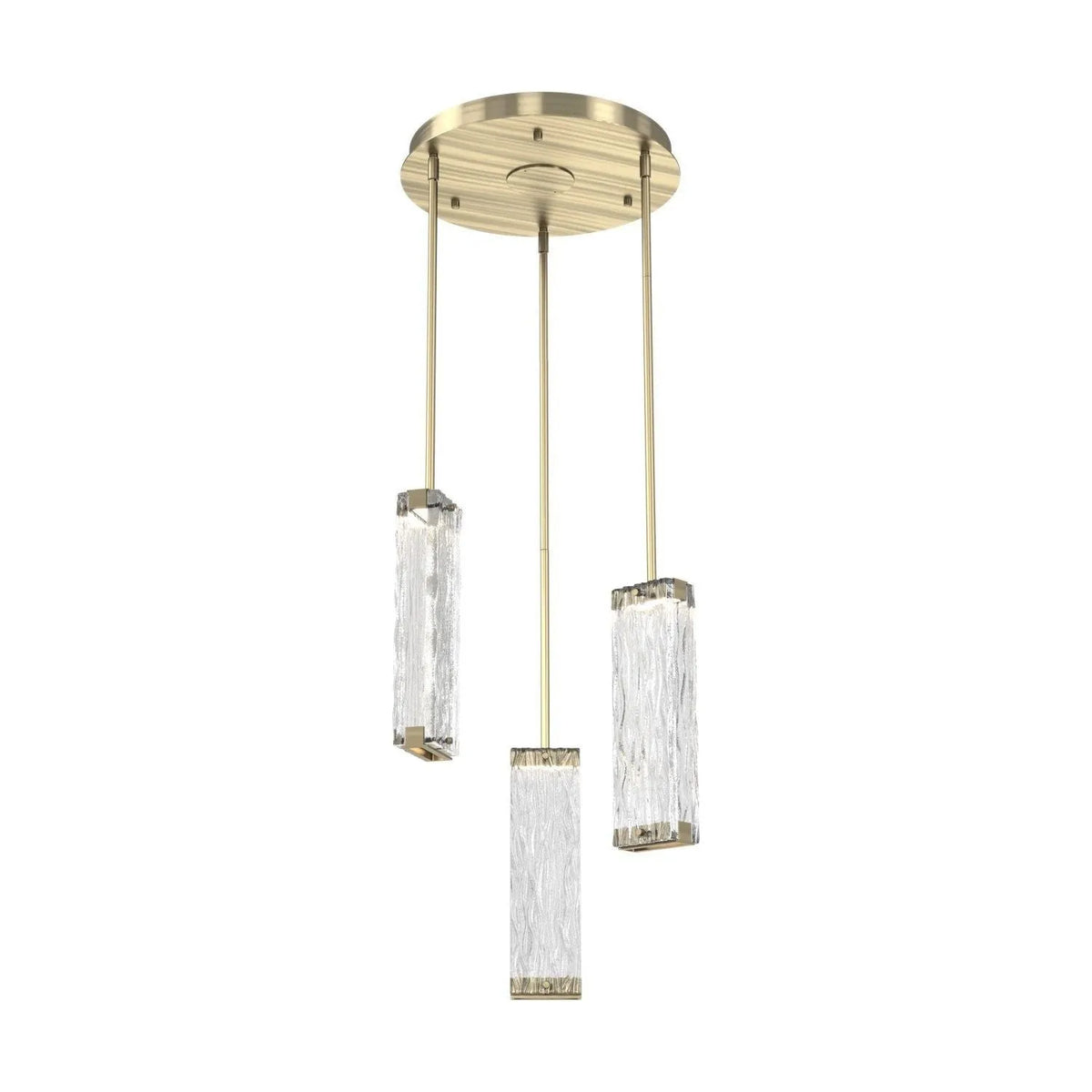 Hammerton Studio - CHB0090-03-HB-TT-001-L3 - LED Pendant - Tabulo - Heritage Brass