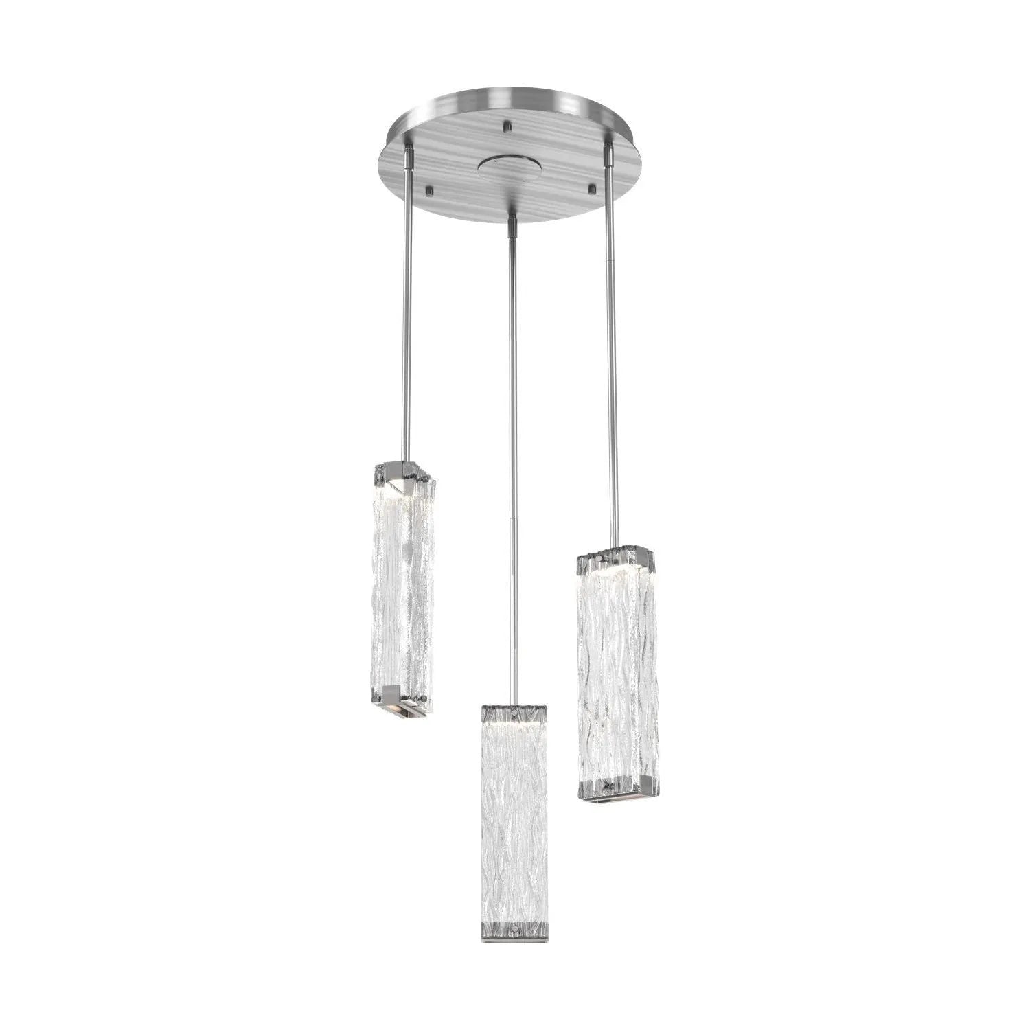 Hammerton Studio - CHB0090-03-SN-TT-001-L3 - LED Pendant - Tabulo - Satin Nickel