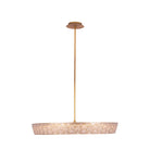 Kalco - 523156OL - LED Suspension - Géo - Feuille d'or oxydée