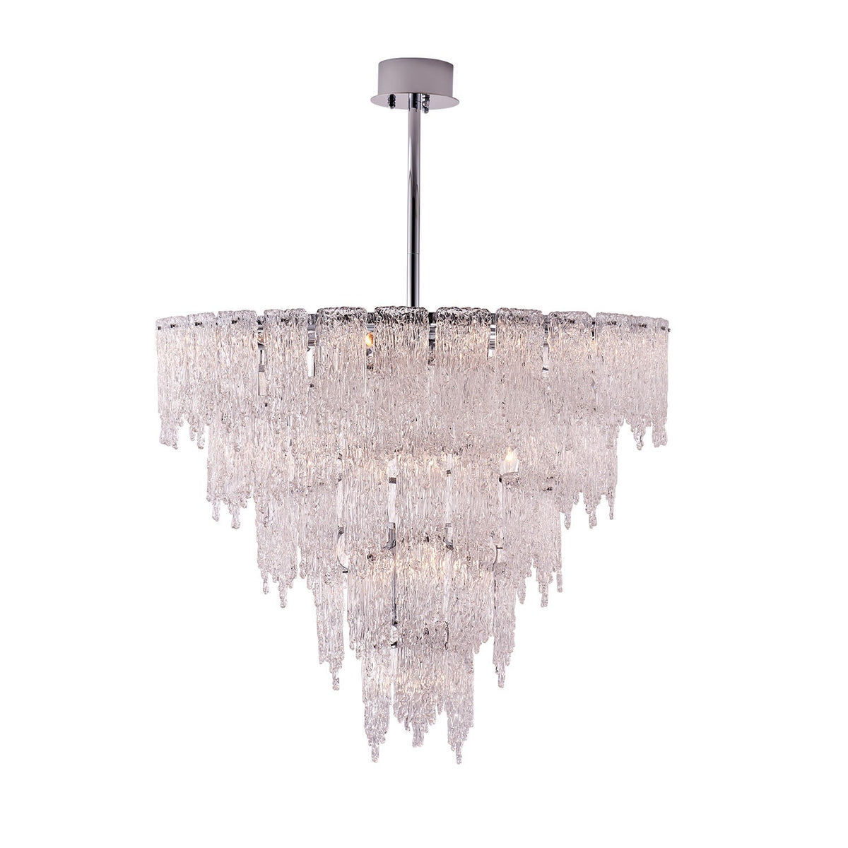 Kalco - 523257CH - 22 Lumières Suspension - Gisel - Chrome poli