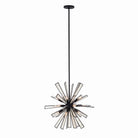 Kalco - 523755MB - 18 Lumière Suspension - Éclat - Noir mat