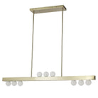 Dainolite Canada - RAL-429HP-AGB - Nine Light Pendant - Raleigh - Aged Brass
