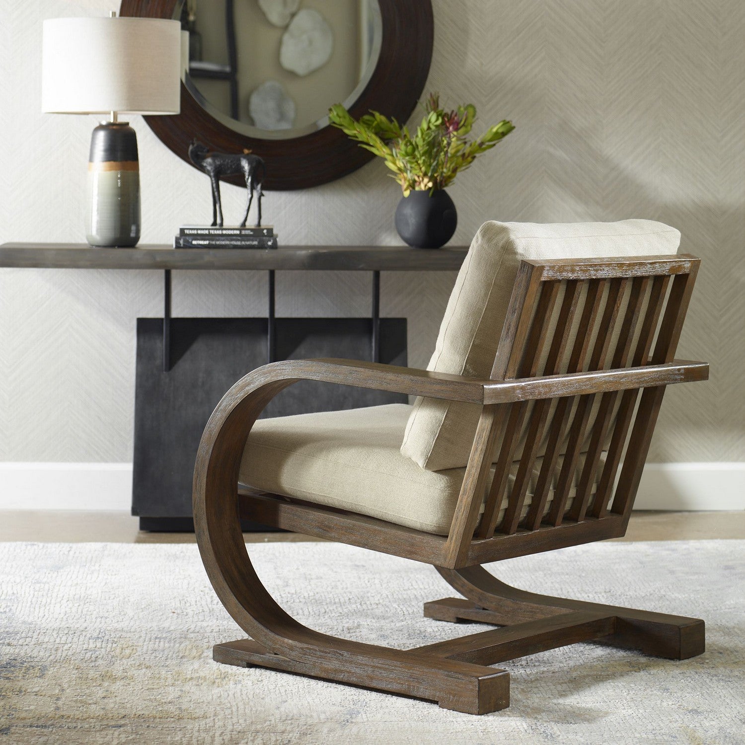 Uttermost - 23042 - Fauteuil d'appoint - Bedrich - Bois de manguier