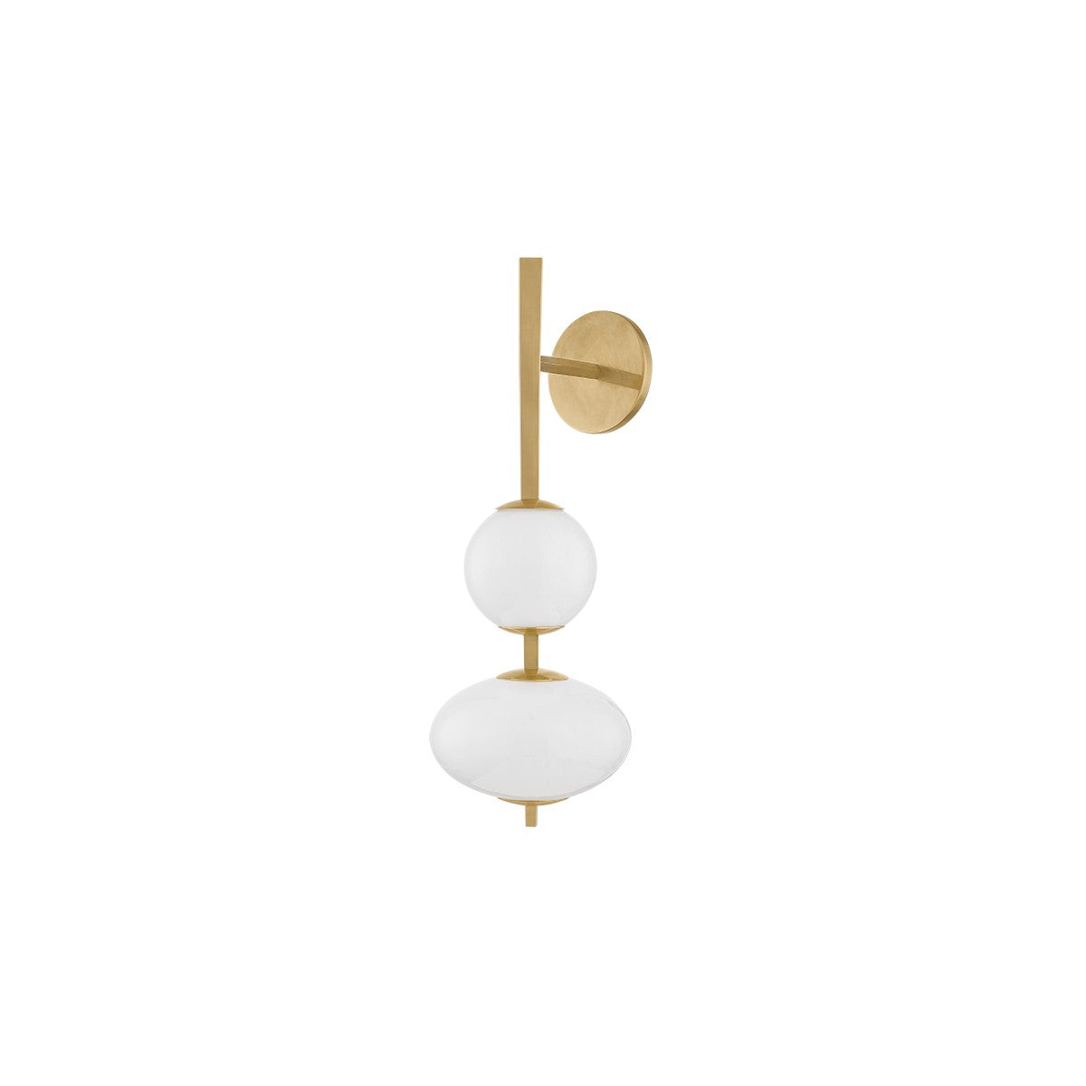 Corbett Lighting Canada - 479-02-VB - DEL Murale - Charoïte - Laiton vintage
