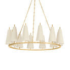 Corbett Lighting Canada - 480-42-VGL - 12 lampes Suspendu - Tirana - Feuille d'or vintage