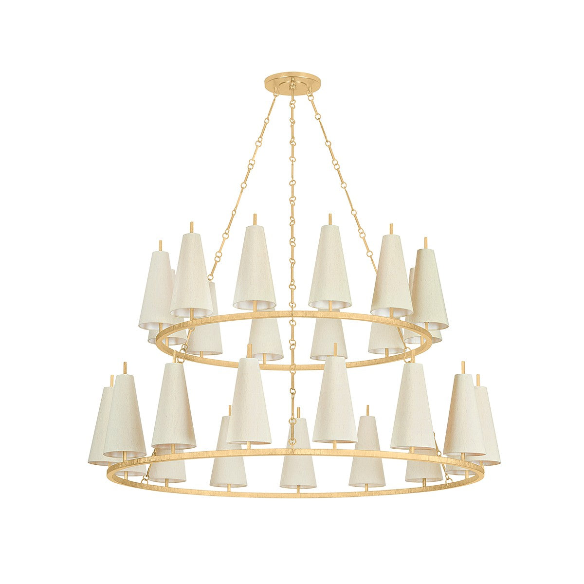 Corbett Lighting Canada - 480-55-VGL - 27 Lumières Suspendu - Tirana - Feuille d'or vintage