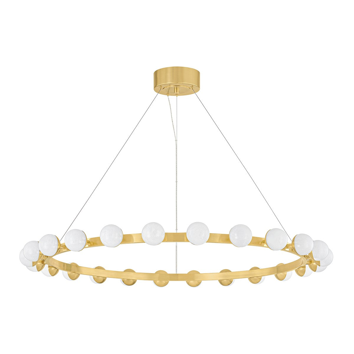 Corbett Lighting Canada - 484-45-VB - DEL Suspendu - Linus - Laiton vintage