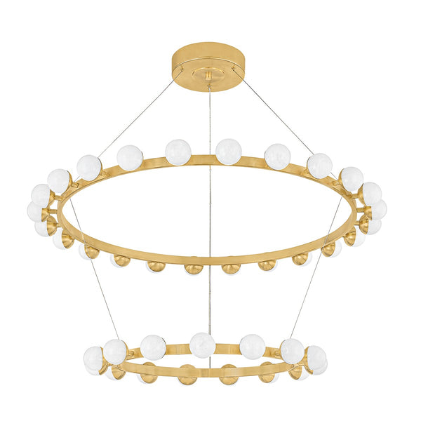 Linus LED 2-Tier Chandelier