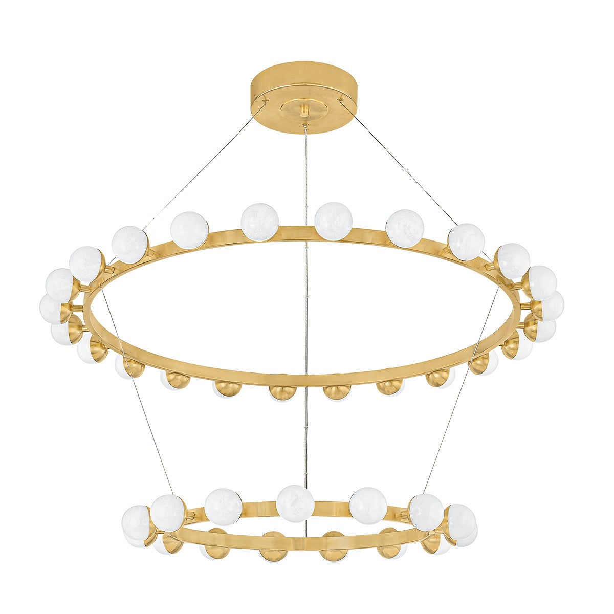 Corbett Lighting Canada - 484-46-VB - LED Chandelier - Linus - Vintage Brass