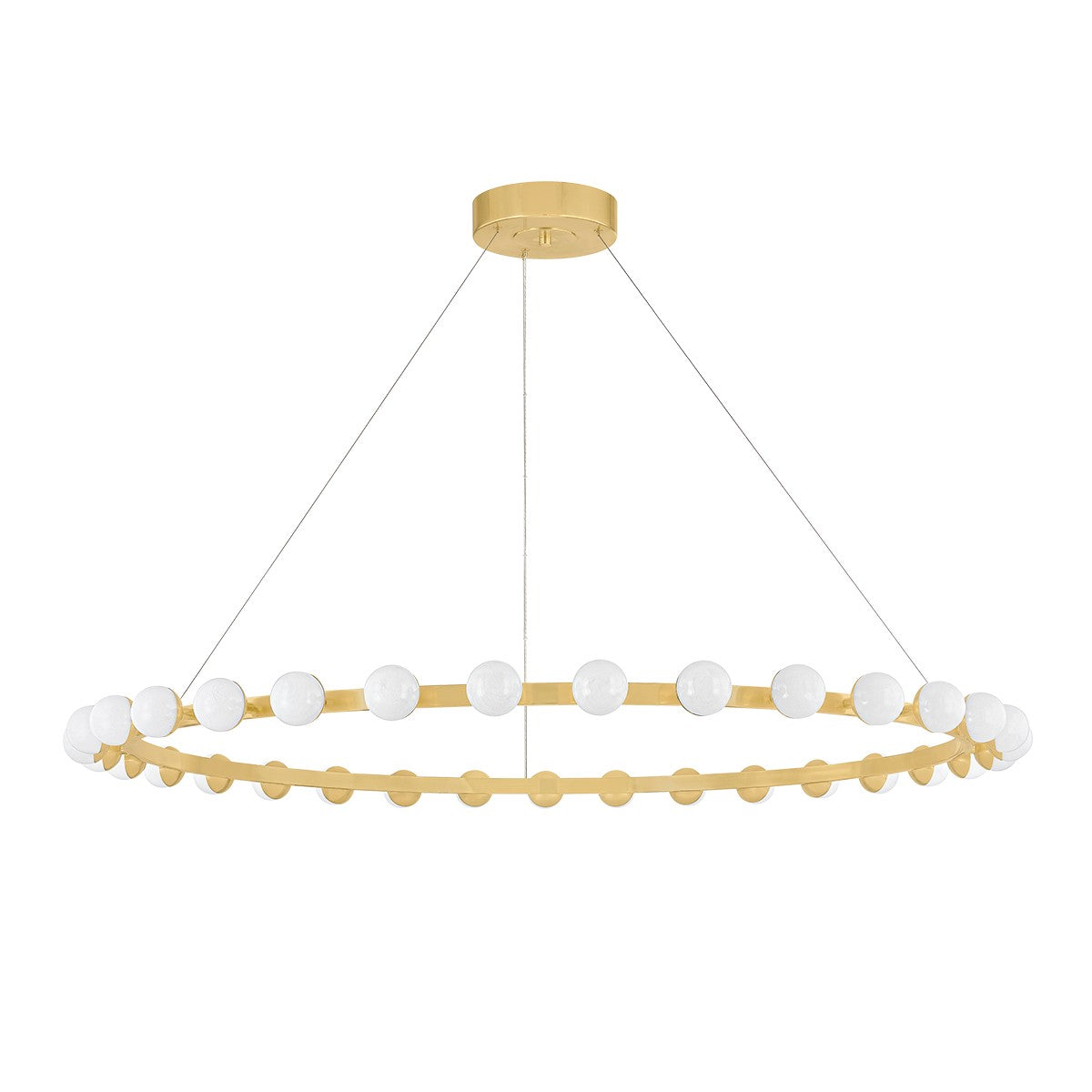 Corbett Lighting Canada - 484-60-VB - LED Chandelier - Linus - Vintage Brass