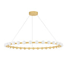 Corbett Lighting Canada - 484-60-VB - DEL Suspendu - Linus - Laiton vintage