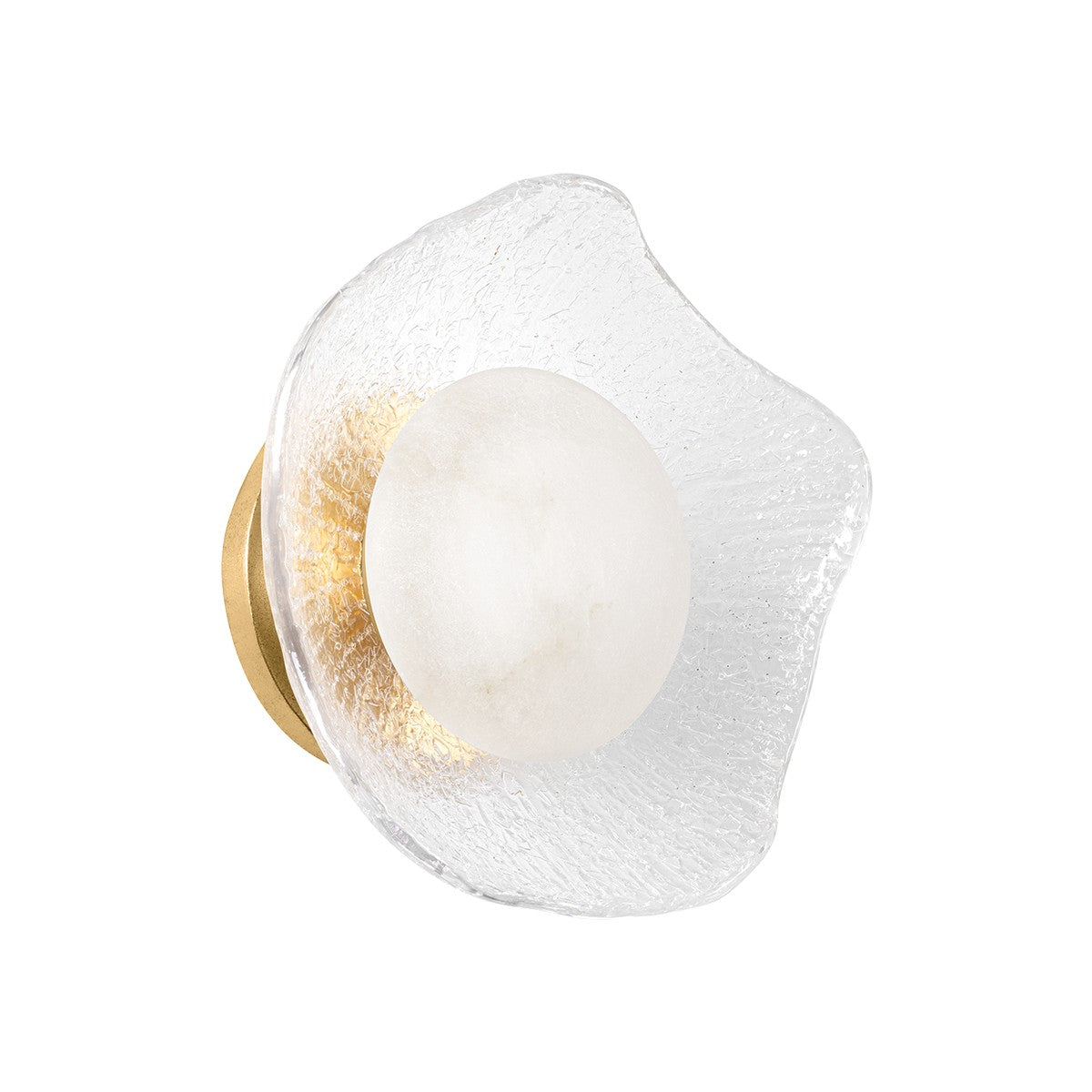 Corbett Lighting Canada - 485-01-VGL - LED Wall Sconce - Almandine - Vintage Gold Leaf