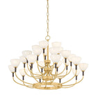 Corbett Lighting Canada - 489-38-VB/BRZ - DEL Suspendu - Brahma - Laiton/Bronze poli vintage