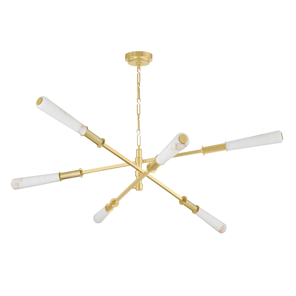 Corbett Lighting Canada - 490-60-VPB - LED Chandelier - Dashiell - Vintage Polished Brass