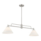 Meridian M100136BN Two Light Chandelier in Brushed Nickel