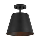 Meridian M60076MBK Une lumière semi-automatiquePlafonnier en noir mat