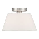 Meridian M60077BN Une lumière semi--Plafonnier en nickel brossé