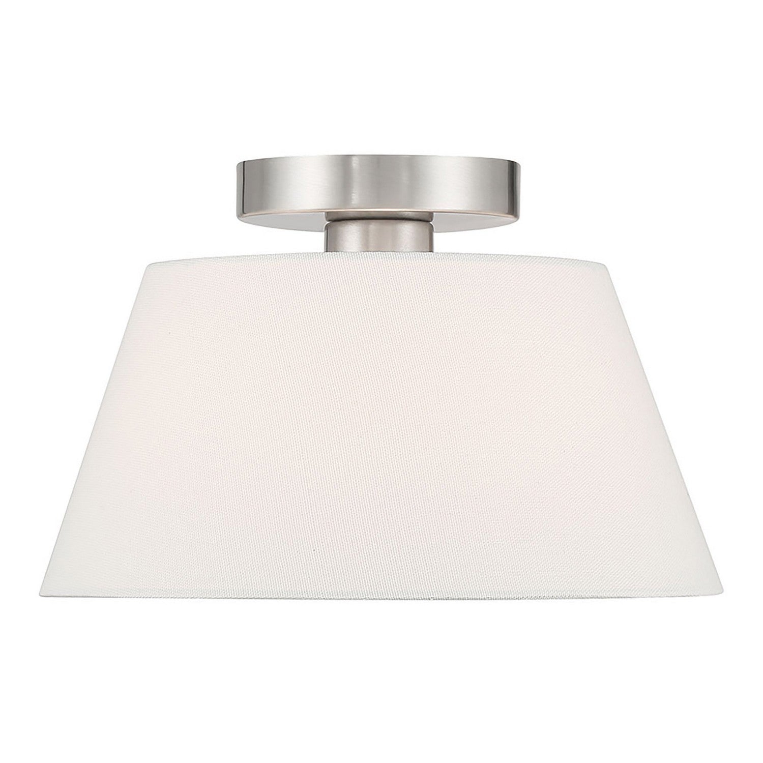 Meridian M60077BN Une lumière semi--Plafonnier en nickel brossé