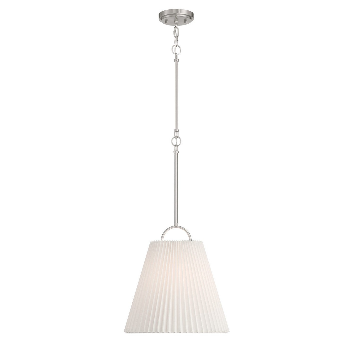 Lumière Meridian M7045BN One Suspension en nickel brossé