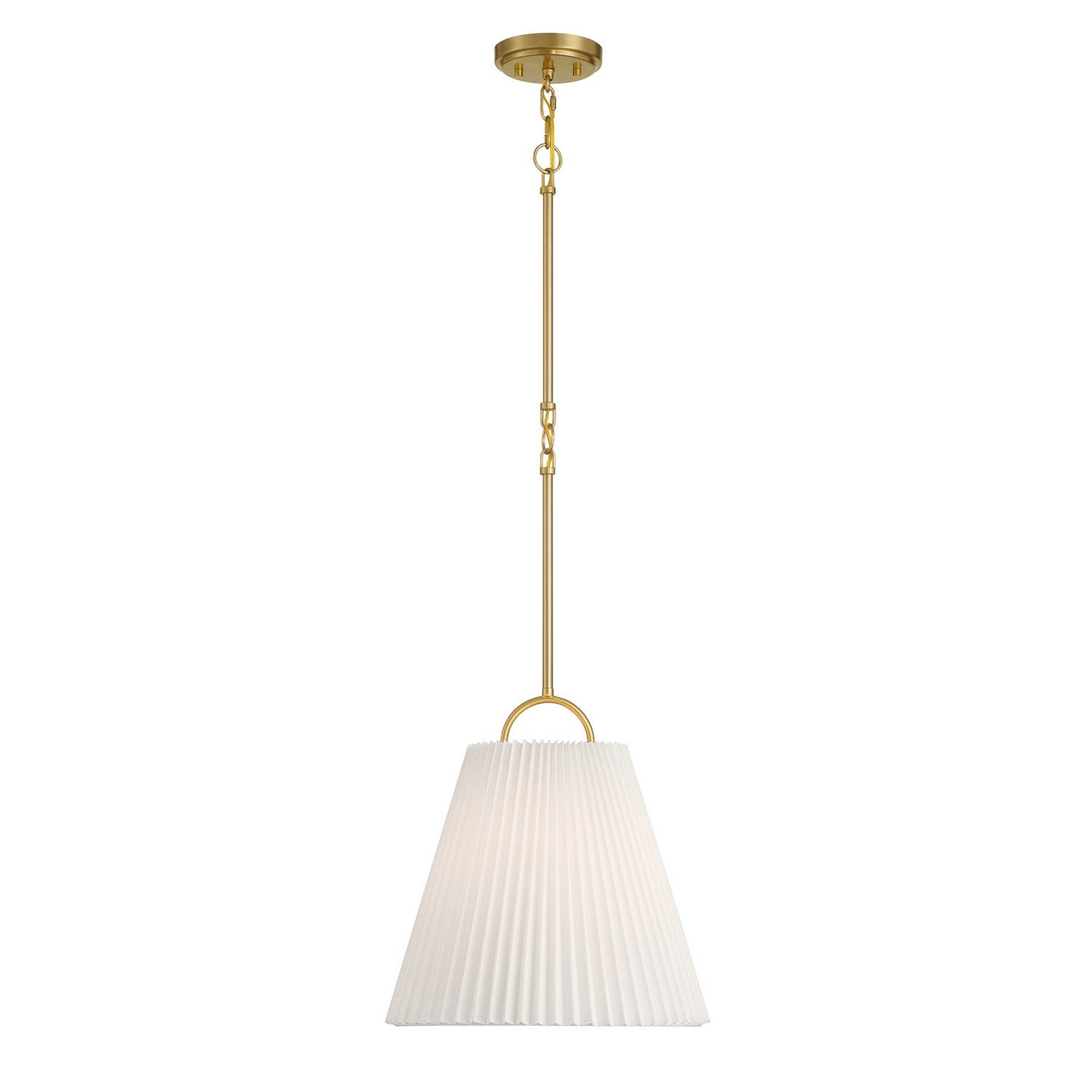 Lumière Meridian M7045NB One Suspension en laiton naturel