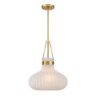 Lumière Meridian M7046NB One Suspension en laiton naturel
