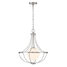 Lumière Meridian M7047BN One Suspension en nickel brossé