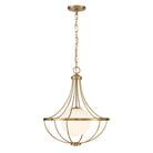 Lumière Meridian M7047NB One Suspension en laiton naturel
